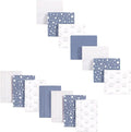 Hudson Baby Unisex Baby Cotton Flannel Burp Cloths and Receiving Blankets by HudsonBaby