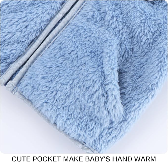 Baby Boy Fleece Jacket Girl Winer Clothes Coat - Image 5