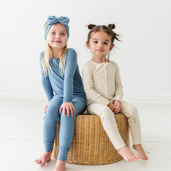 Little Sleepies Pajamas for Baby Boys & Girls, Viscose from Bamboo Baby Pajamas - Image 2