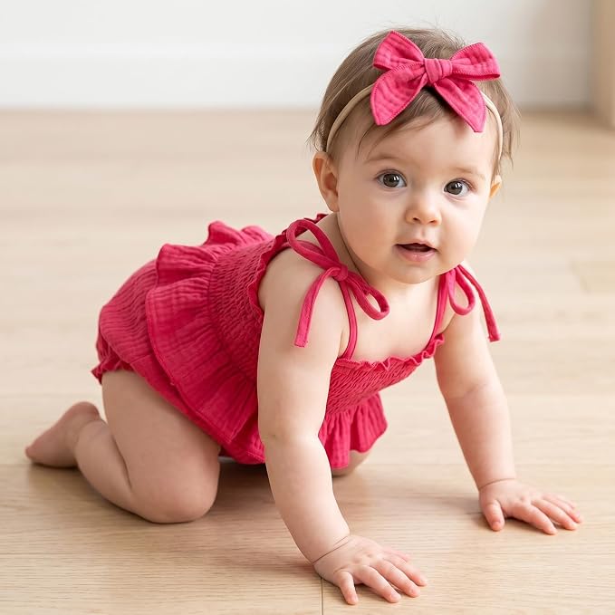 Baby Girl Romper Ruffle Newborn Girl Bodysuit Jumpsuit Baby Girl Clothes Outfit - Image 2
