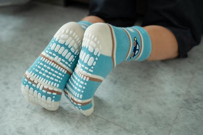 RATIVE Non Skid Anti Slip Crew Socks - Image 6