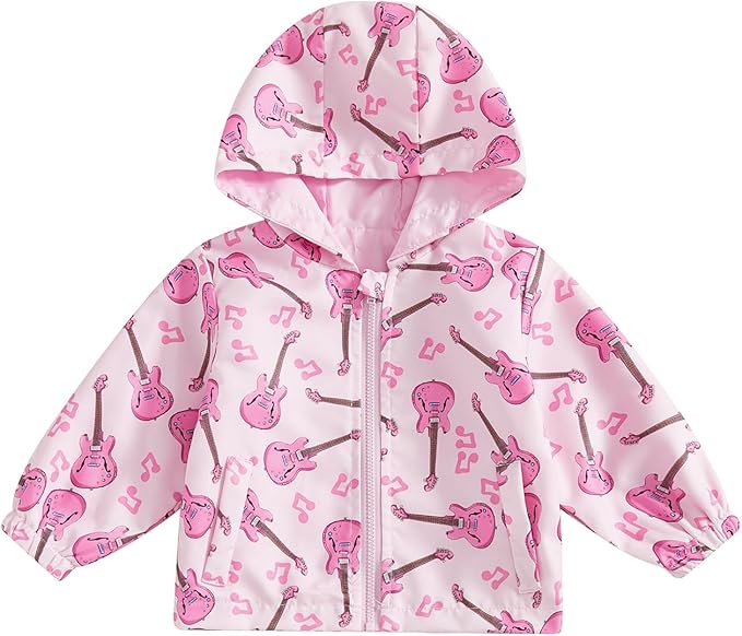Toddler Windbreaker Jacket Baby Girl Hooded Zip Up Sweatshirt Winter Jacket by Lefyira