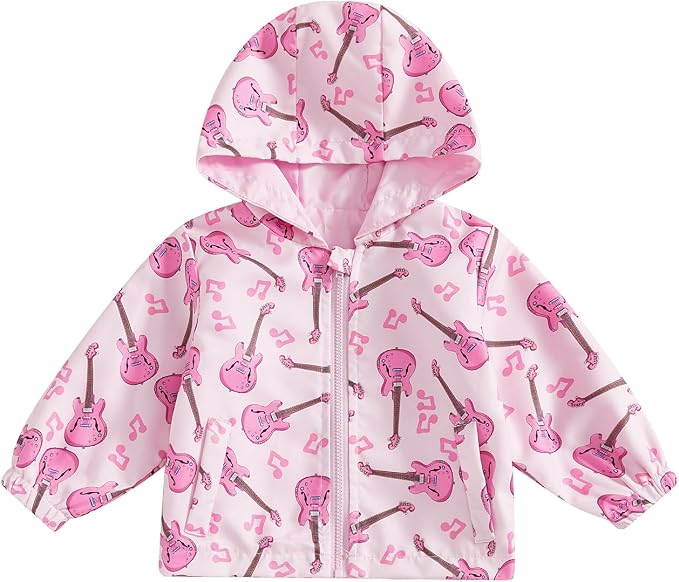 Toddler Windbreaker Jacket Baby Girl Hooded Zip Up Sweatshirt Winter Jacket by Lefyira