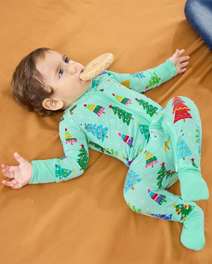 babee Reshinee Bamboo Viscose Baby Footie Pajama, Zipper Sleeper Boys Girls | - Image 8