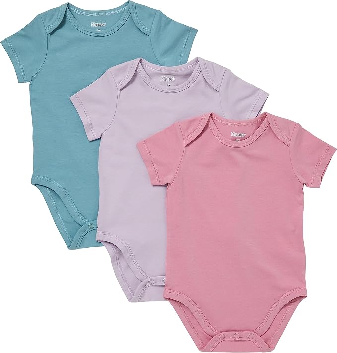 Hanes Baby Pure Comfort Short Sleeve Bodysuits, Infant Bodysuits, Boys & Girls by Hanes