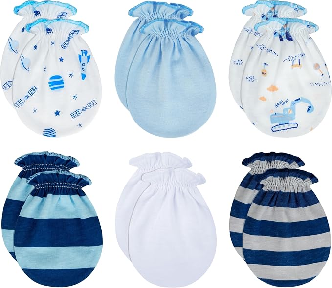 Baby Mittens No Scratch, Newborn Gloves 0-6M, Registry Essential by RATIVE