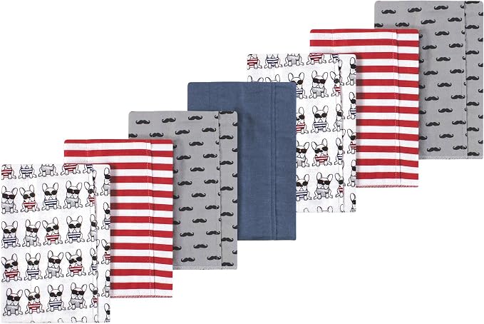Luvable Friends Hudson Baby Flannel Burp Cloths 7pk by Luvable+Friends