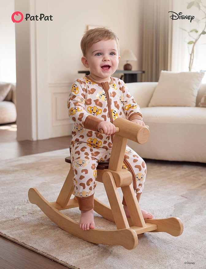 Disney Baby Viscose Made from Bamboo 2-Way Zipper Footie Outfit NB to Inf - Image 3