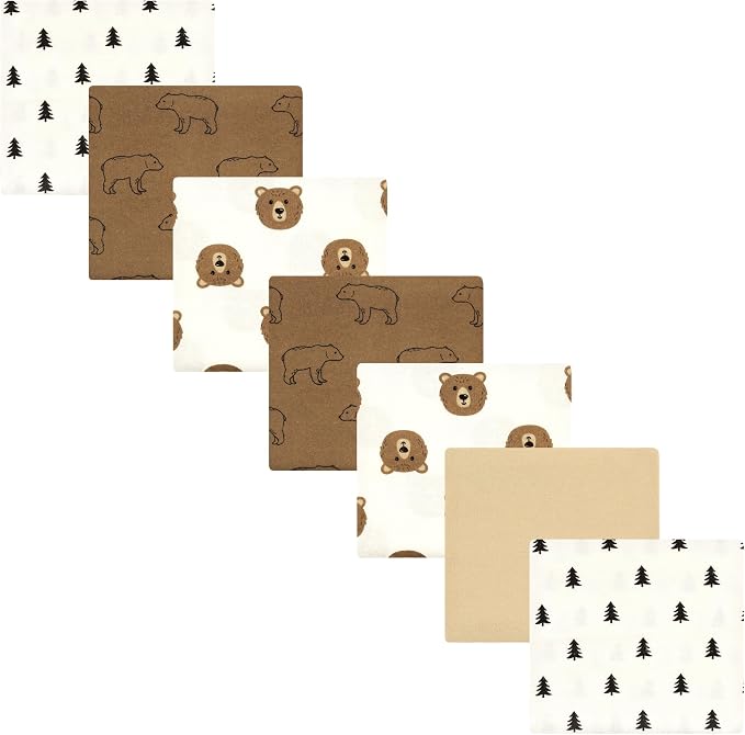 Luvable Friends Little Treasure Flannel Receiving Blankets 7pk by Luvable+Friends