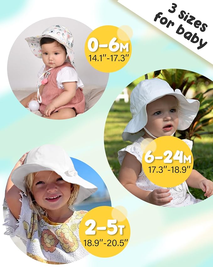 FURTALK Baby Sun Hat Toddler Beach Hats - Image 6