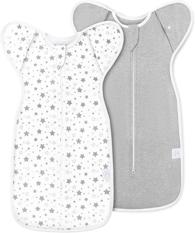 ANYEDDE 2-Pack Baby Swaddle 3-6 Months, Arms Up Swaddle by ANYEDDE