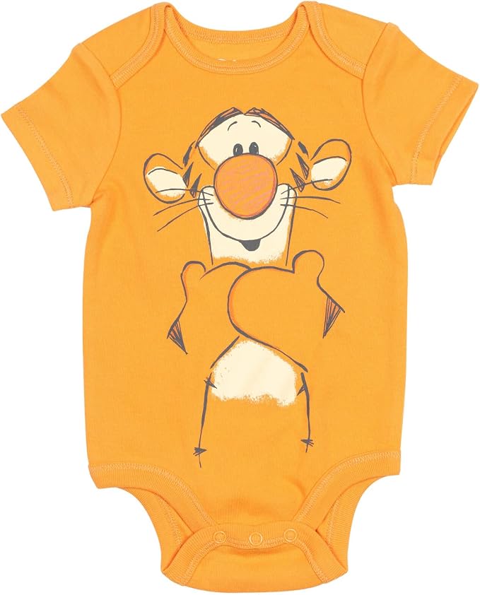 Disney Baby 5-Pack Short Sleeve Bodysuits Newborn to Infant - Image 4