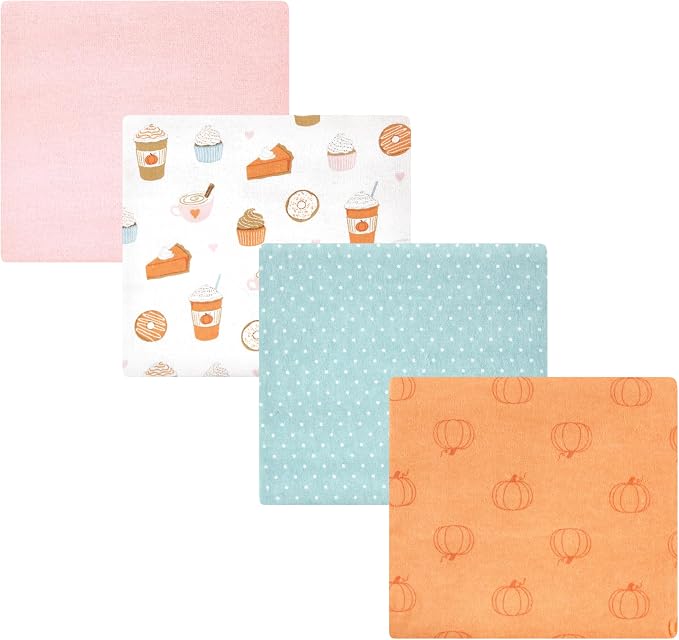 Luvable Friends Little Treasure Flannel Receiving Blankets 4pk by Luvable+Friends