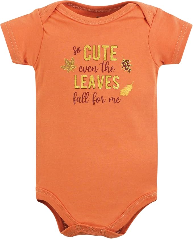 Hudson Baby Baby Girls' Cotton Bodysuits 7-pack - Image 5