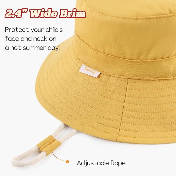 Bamery Baby Toddler Girls Bucket Hat Newborn Sun Hats - Image 3