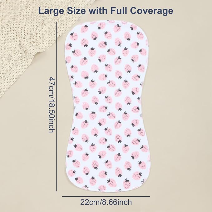 10-Pack Burp Cloths for Baby Boys and Girls - Image 3