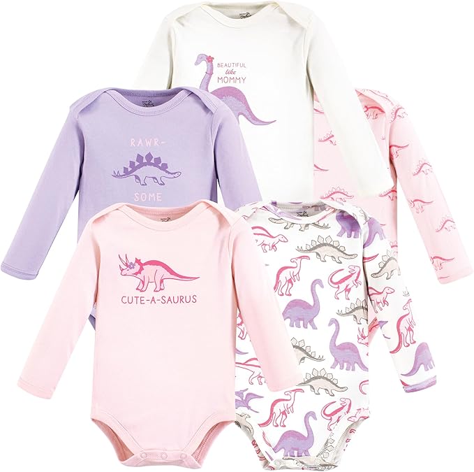 Touched by Nature Unisex Baby Organic Cotton Long-Sleeve Bodysuits by TouchedbyNature