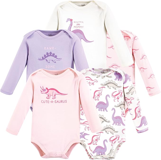 Touched by Nature Unisex Baby Organic Cotton Long-Sleeve Bodysuits by TouchedbyNature