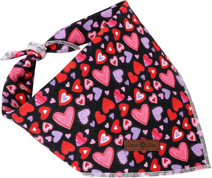 Lionet Paws Valentine Dog Bandana - Image 4