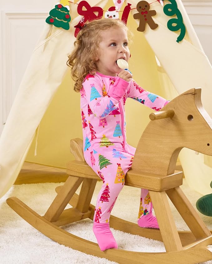 babee Reshinee Viscose Derived from Bamboo Baby Footie Pajamas Convertible - Image 8