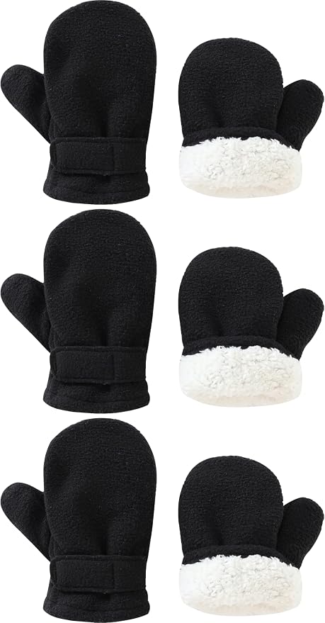 YMYDYFC 3Pack Baby Toddler Mittens Boy&Girl Winter Gloves Kids Warm Mittens by YMYDYFC