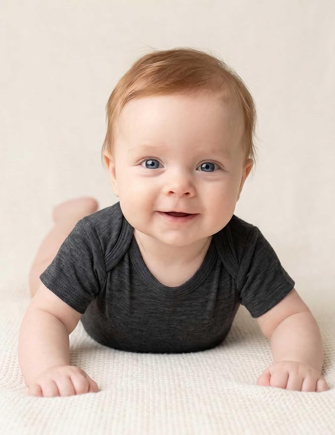 Baby Solid Bodysuit - Image 6