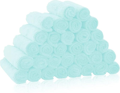 32 Pack Baby Washcloths by BAMBOOQUEEN