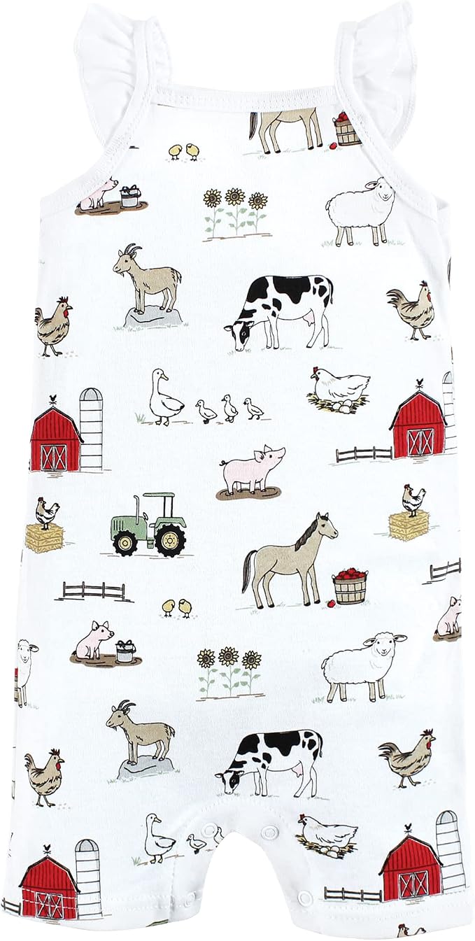 Hudson Baby Unisex Cotton Rompers - Image 4