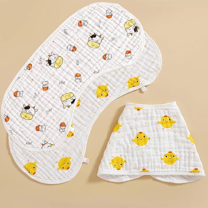 Baby Burp Cloths Muslin Large 22'' by 12'' Burping Cloths - Image 6