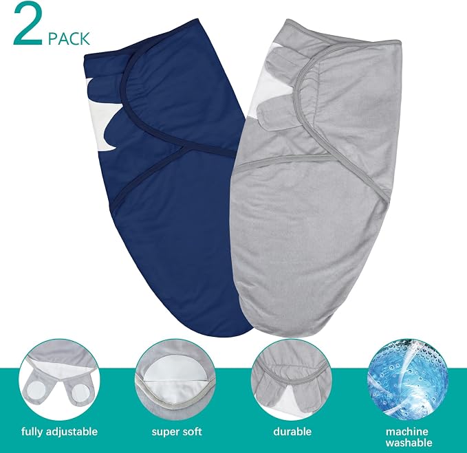 Biloban Baby Swaddles 0-3 Months - Image 2