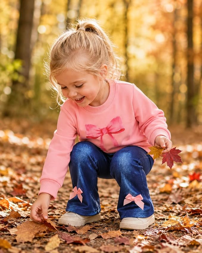 Renotemy Toddler Baby Girl Clothes Fall Winter Outfits Gifts 12Months-5T - Image 3