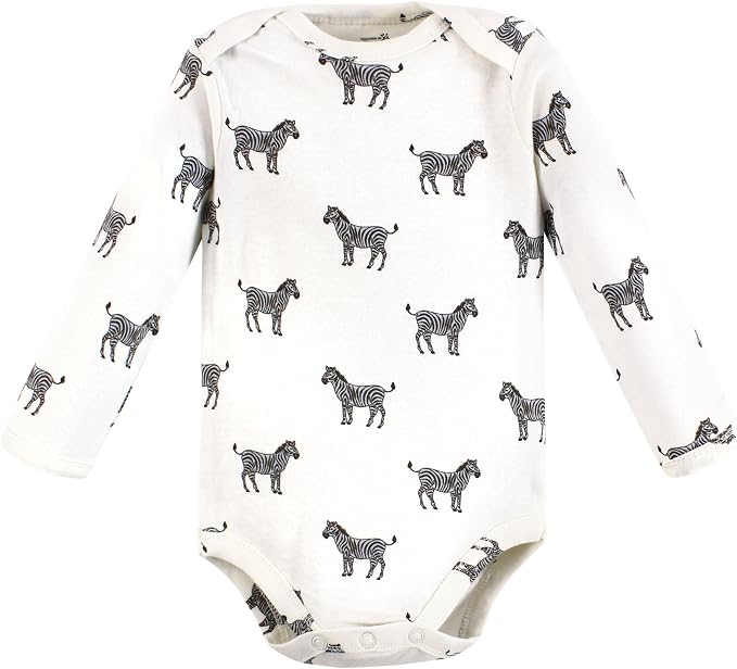 Touched by Nature Unisex Baby Organic Cotton Long-Sleeve Bodysuits - Image 7
