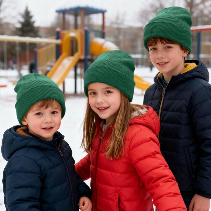ZOORON Toddler Beanie Baby Kids Beanies Warm Winter Hat Knit Skull Cap - Image 4