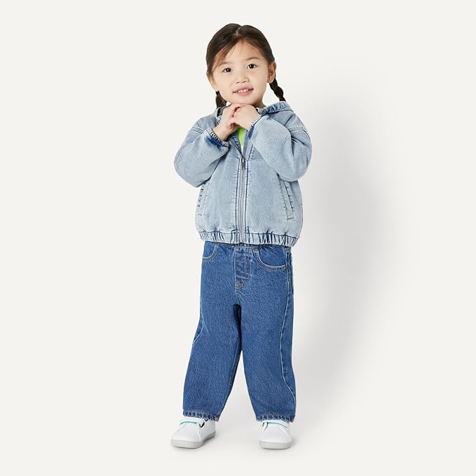 Amazon Essentials Unisex Babies' Soft Stretch Regular-Fit Denim Jacket - Image 6