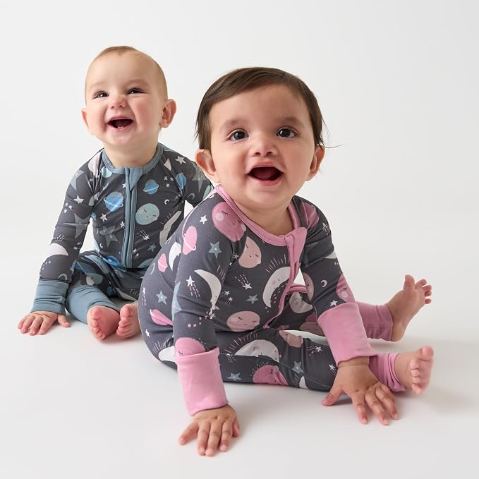 Little Sleepies Pajamas for Baby Boys & Girls, Viscose from Bamboo Baby Pajamas - Image 2