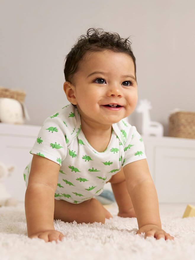 Simple Joys by Carter's Baby Boys 6-Pack Short-Sleeve Bodysuit - Image 3