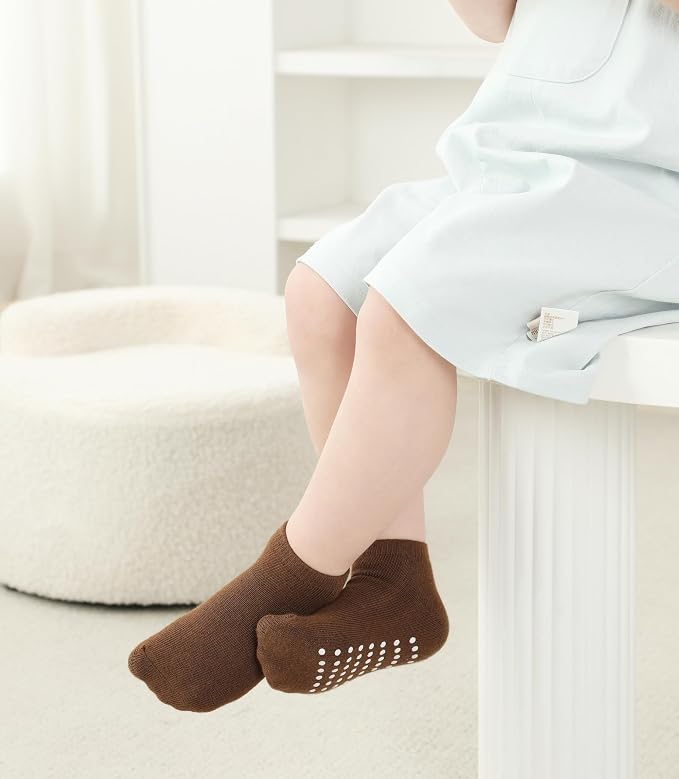 Baby Non-Slip Ankle Socks 12 Pack Soft Cotton - Image 5