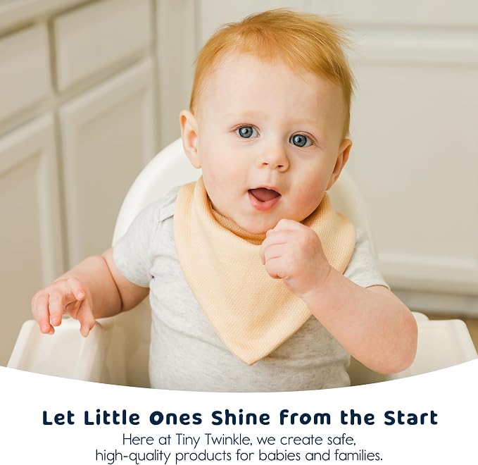 Tiny Twinkle Bandana Scarf Bibs - Image 6