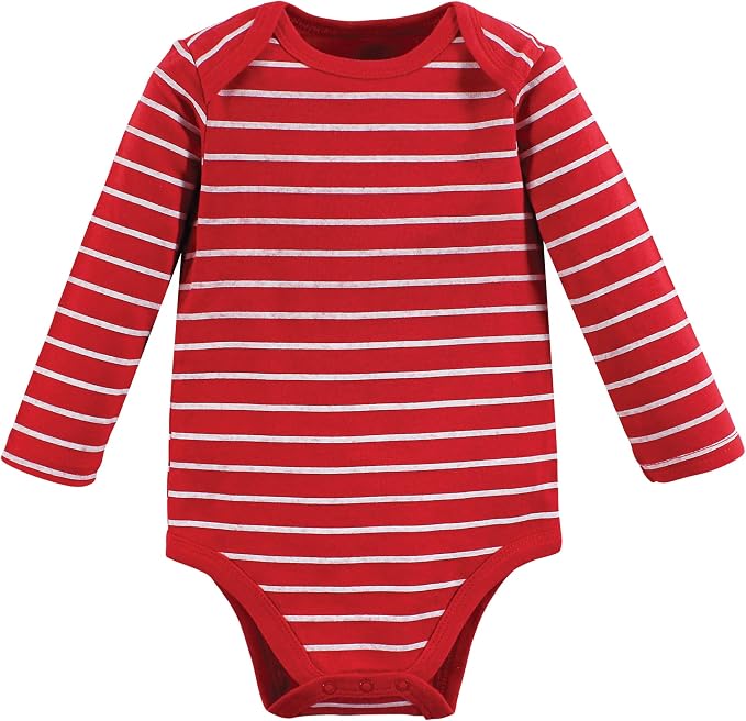 Hudson Baby baby-boys Cotton Long-sleeve Bodysuits 3-pack - Image 4