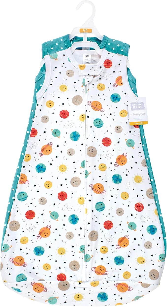 Hudson Baby Unisex Baby Cotton Long-Sleeve Wearable Sleeping Bag - Image 2