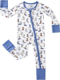 pureborn Baby Sleeper Viscose from Bamboo Zipper Footies 0-24 Months by pureborn