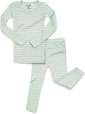 AVAUMA Stripe Pattern Baby Boys Girls Pajama Set Kids Toddler Snug fit Ribbed by AVAUMA