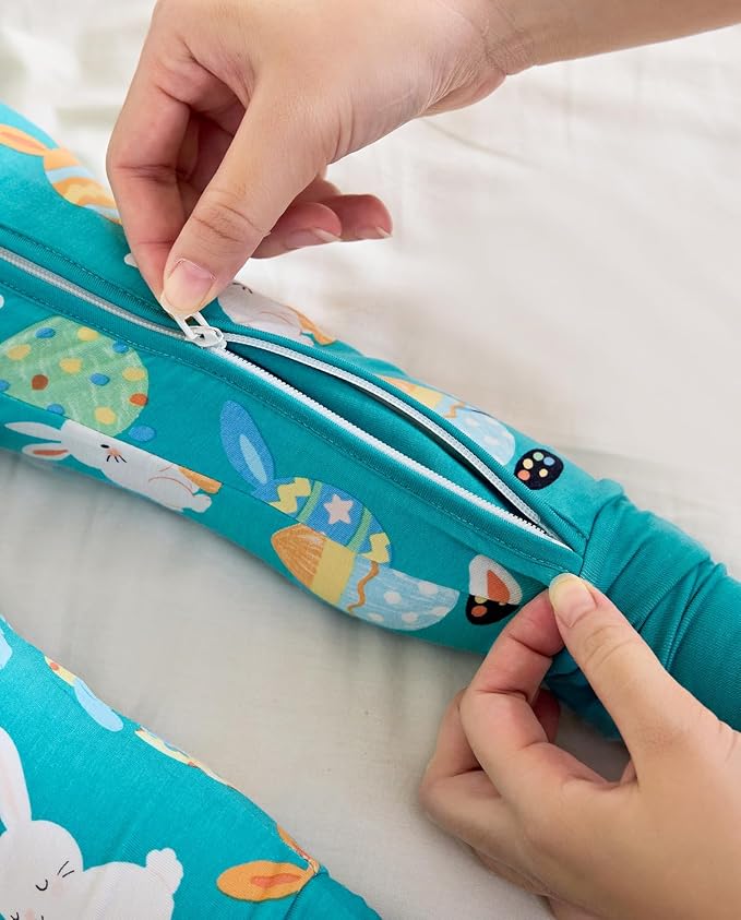 babee Reshinee Bamboo Viscose Baby Footie Pajama, Zipper Sleeper Boys Girls | - Image 5