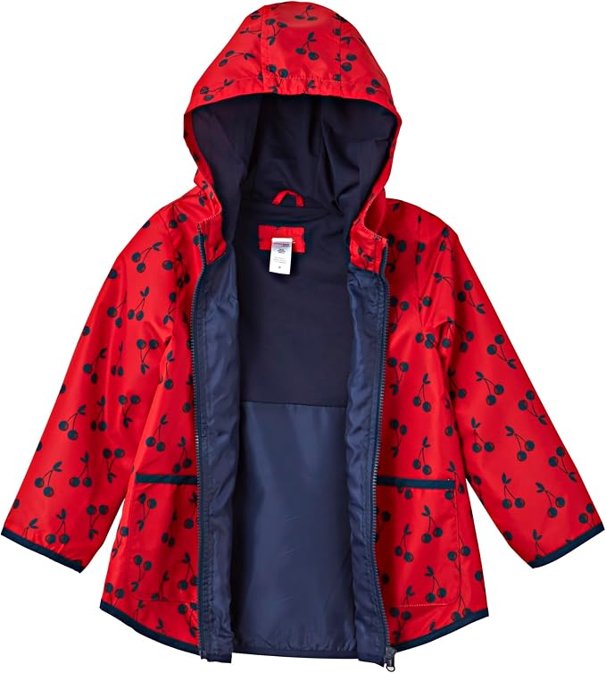 Simple Joys by Carter’s Baby Girls Rain Jacket Raincoat Water-Resistant Hooded - Image 2