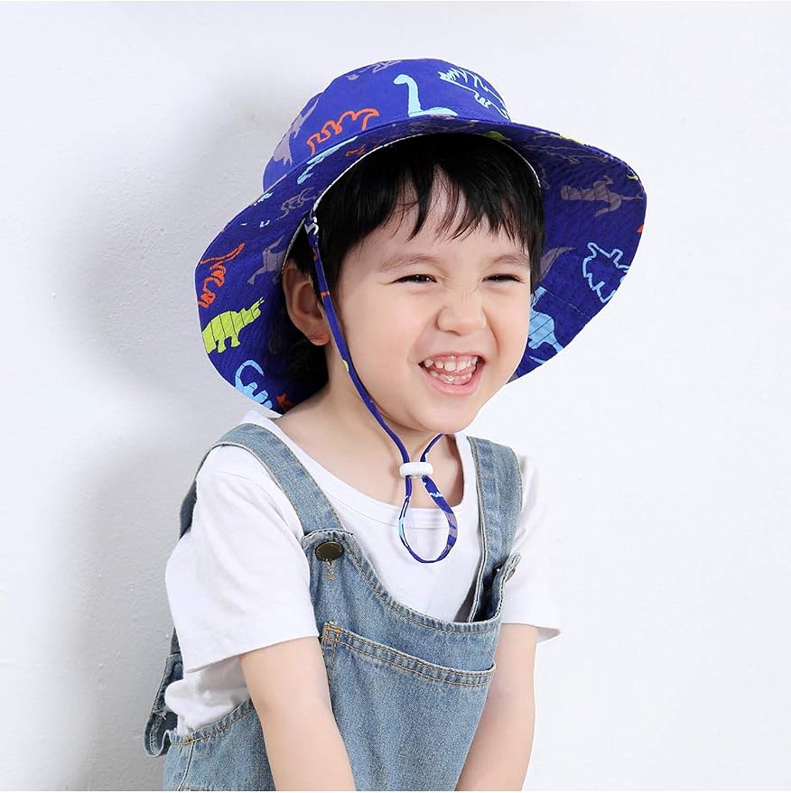 Komorebi Toddler Sun Hat UPF 50+ Kids Beach Bucket Hats Boys Girls 0-8Y | Cute - Image 4