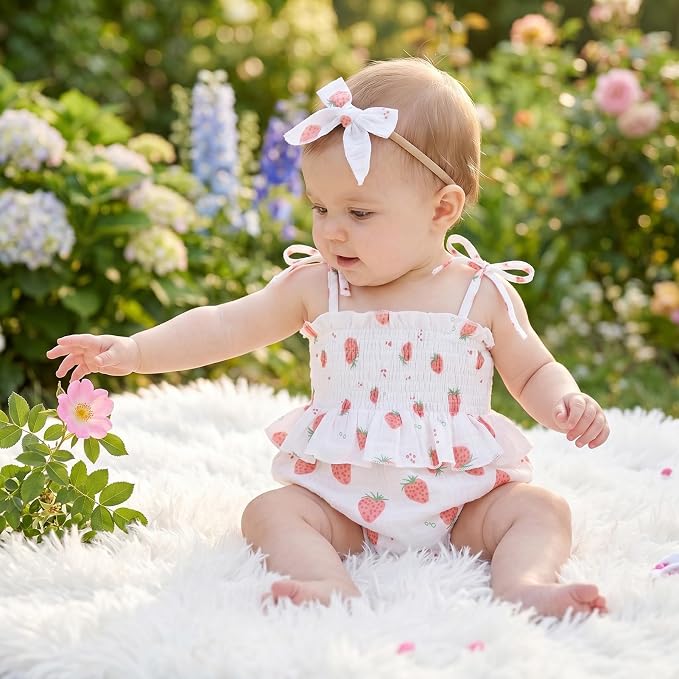 Baby Girl Romper Ruffle Newborn Girl Bodysuit Jumpsuit Baby Girl Clothes Outfit - Image 2