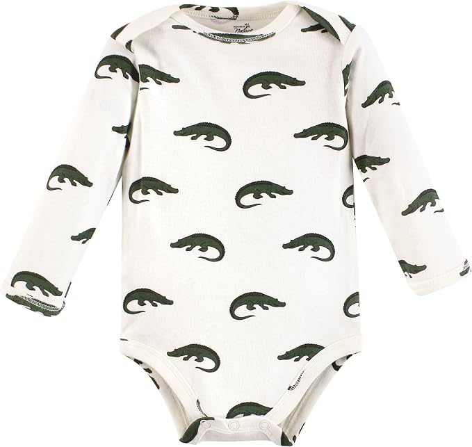 Touched by Nature Unisex Baby Organic Cotton Long-Sleeve Bodysuits - Image 5