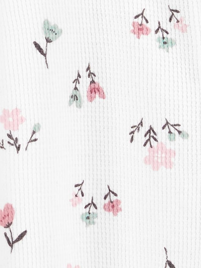 Simple Joys by Carter's Baby Girls' 2-way Zip Thermal Footed Sleep and Play - Image 4
