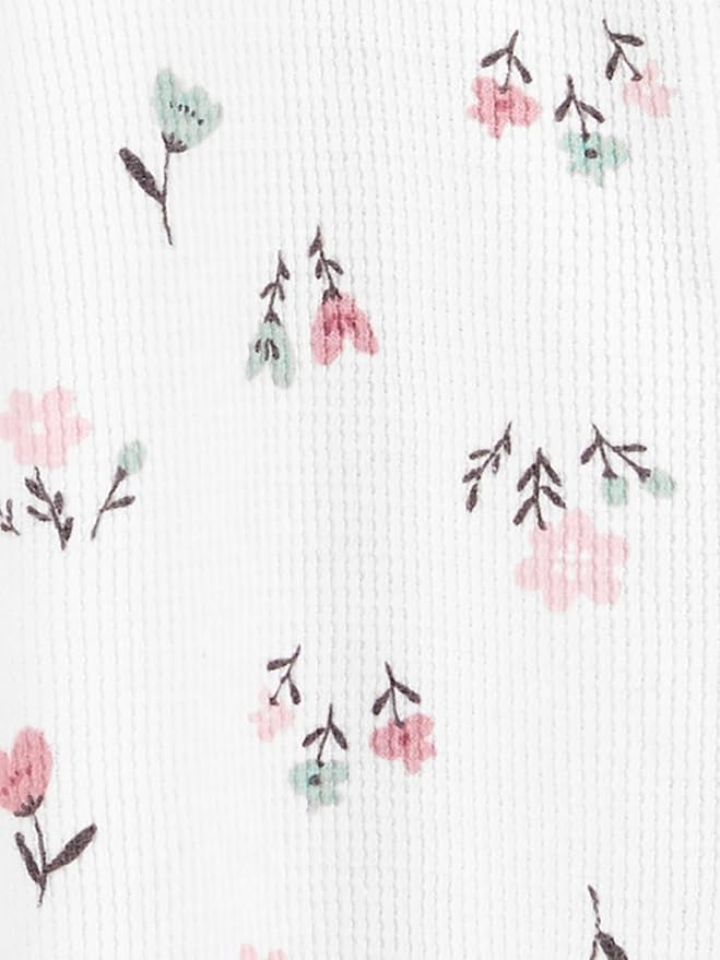 Simple Joys by Carter's Baby Girls' 2-way Zip Thermal Footed Sleep and Play - Image 4