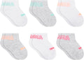 PUMA Unisex Baby 6-pack Infant Anklet Socks, Extra Cushion & Comfort-toe by PUMA